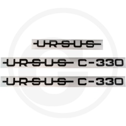 Komplet naklejek na maskę Naklejki Napis URSUS C-330 656NC330 C330 agroveo
